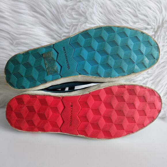 Diesel Teal and Black Athletic Shoes main image 5